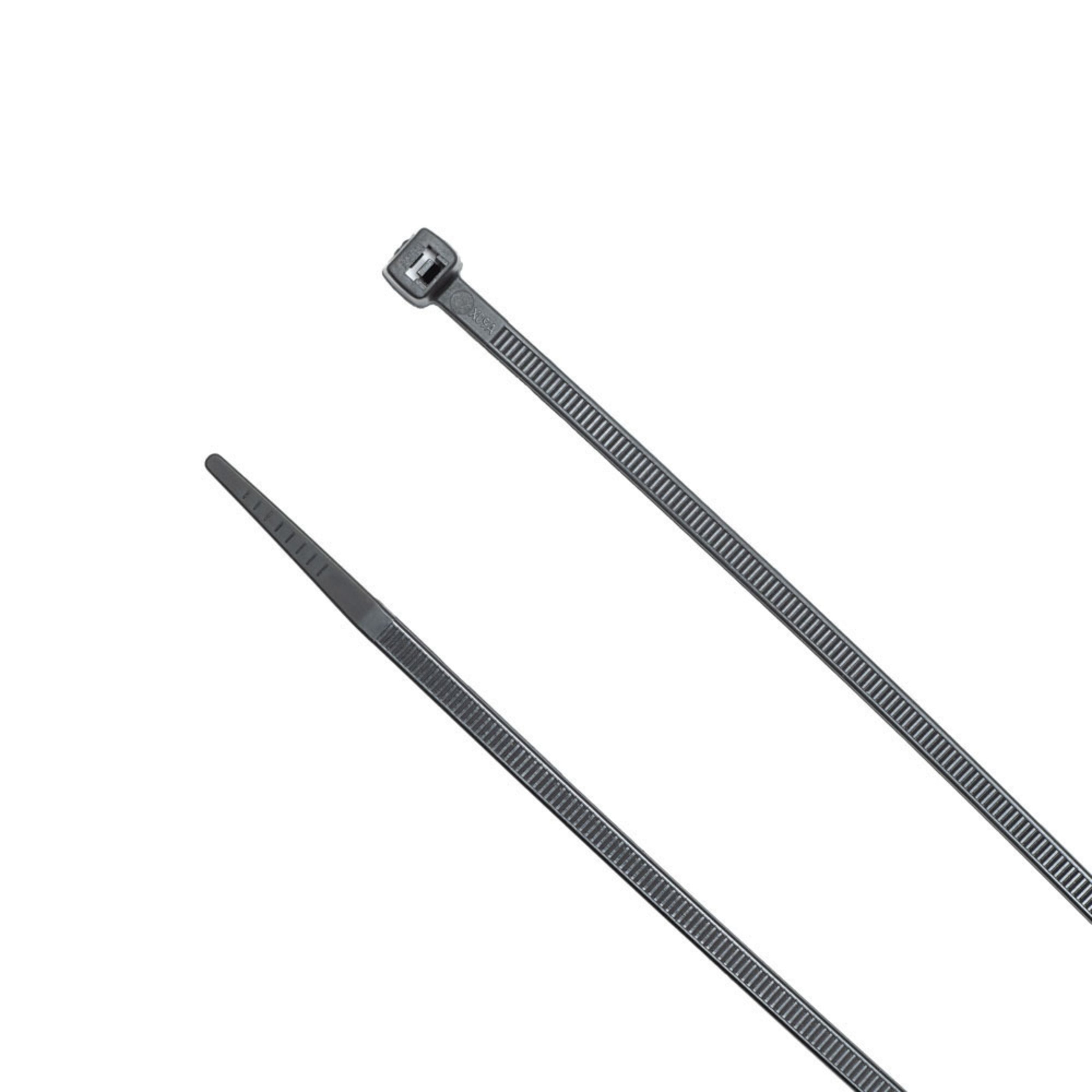 8-inch UV Resistant Black Multi-Purpose Zip Tie, 75-lb Tensile Strength, UL 21S Listed, 1,000-Pack