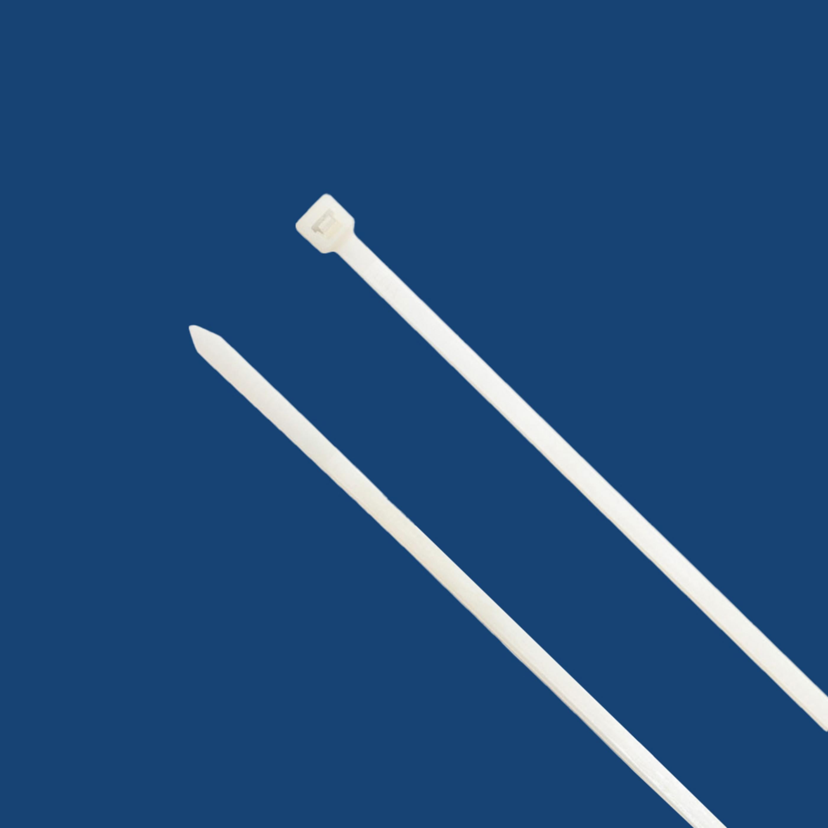 15-inch Natural Releasable Pawl Zip Tie, 50-lb Tensile Strength, UL 21 Listed, 100-Pack