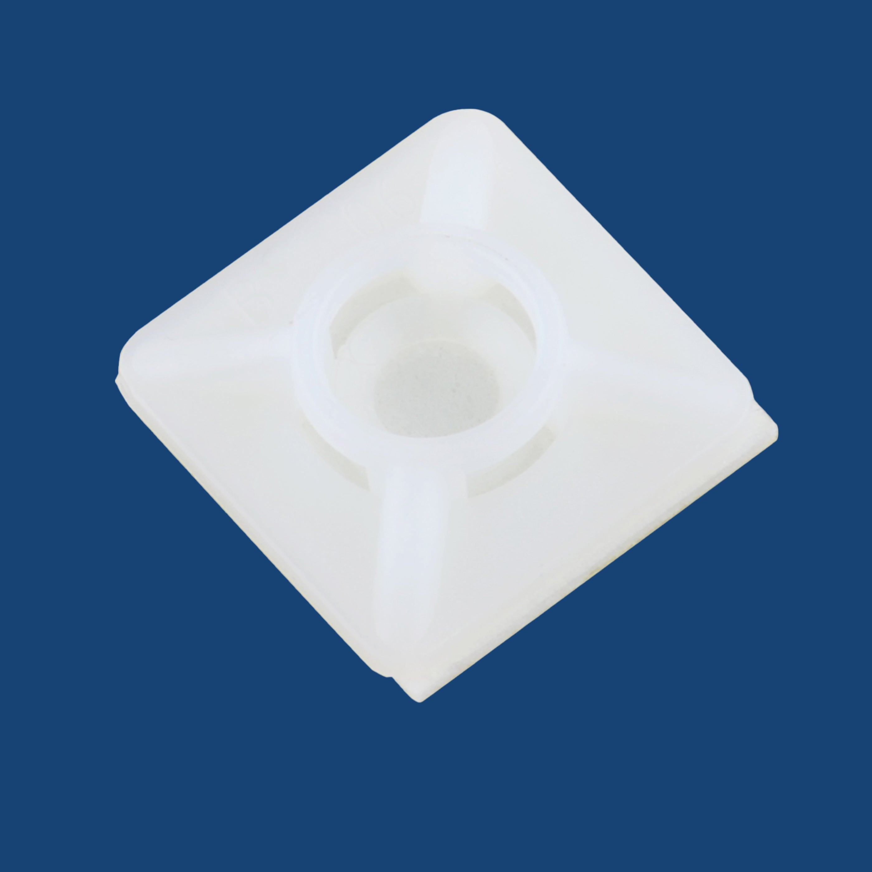 3/4-inch Natural Zip Tie Mount, UL 21 Listed, 100-Pack