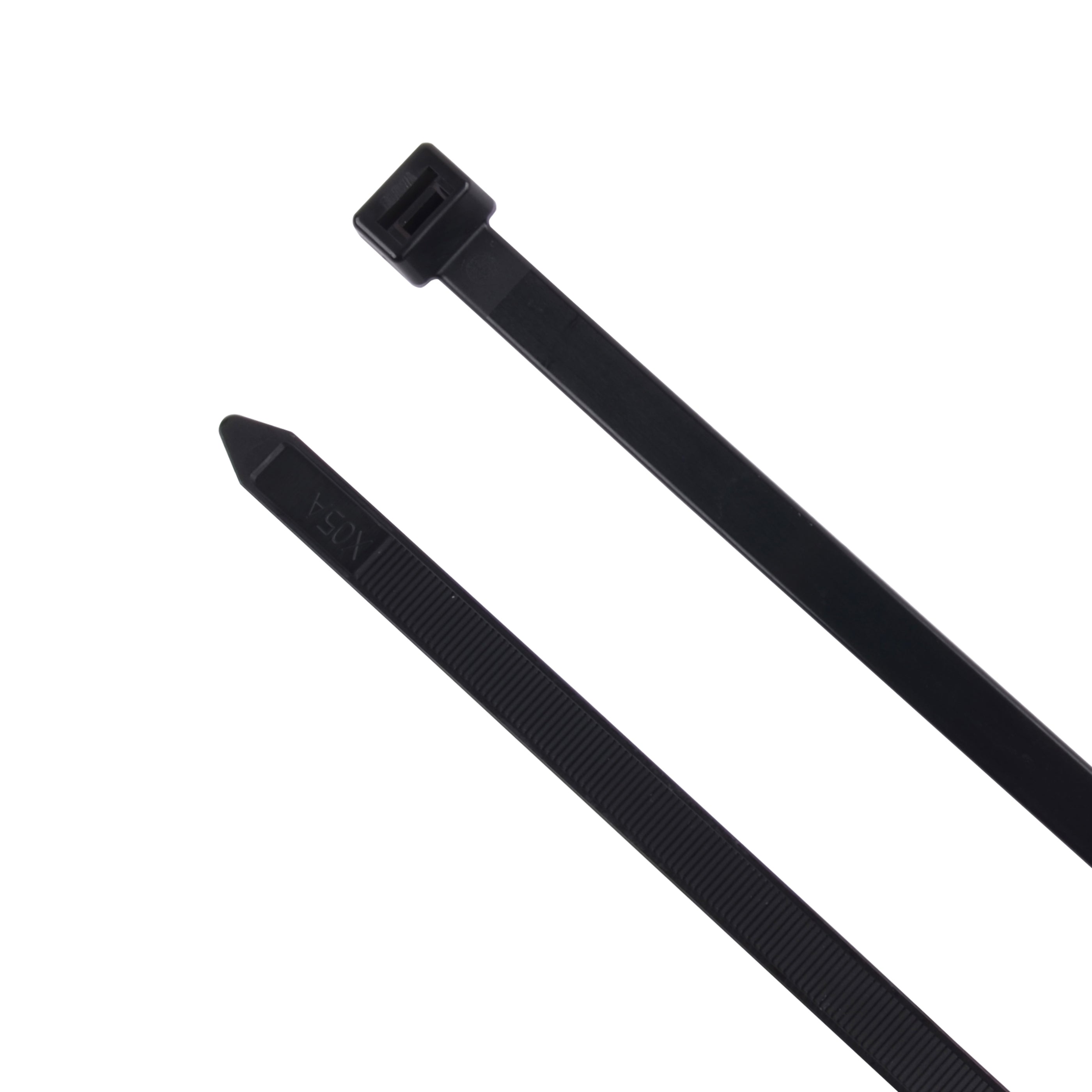 15-inch UV Resistant Black Multi-Purpose Zip Tie, 250-lb Tensile Strength, UL 21 Listed, 100-Pack