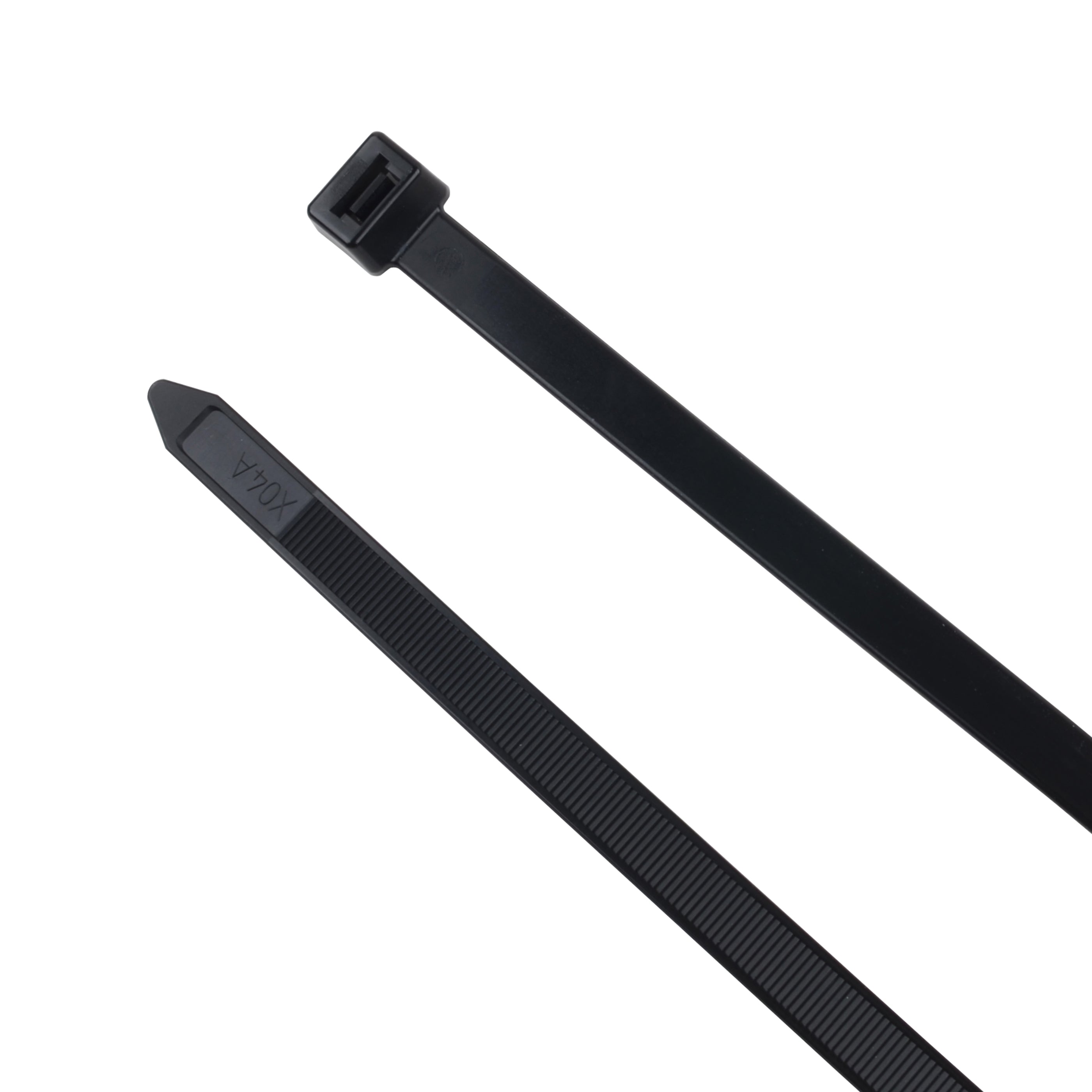 28-inch UV Resistant Black Multi-Purpose Zip Tie, 250-lb Tensile Strength, UL 21 Listed, 100-Pack