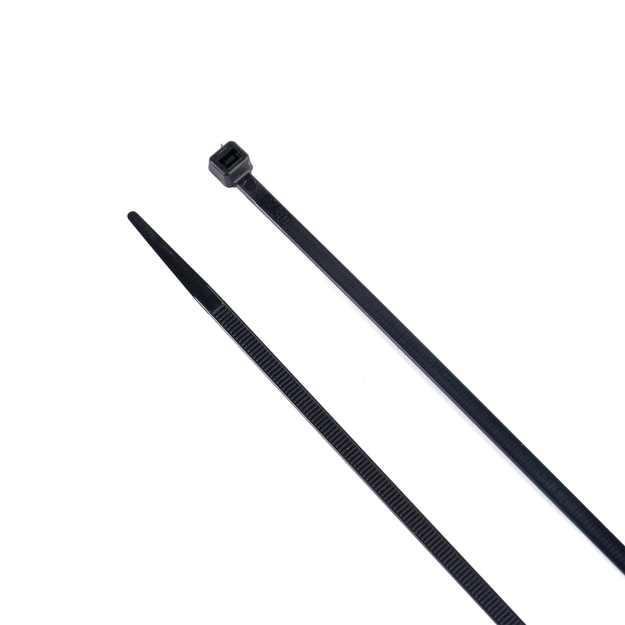 14-inch UV Resistant Black Multi-Purpose Zip Tie, 50-lb Tensile Strength, UL 21S Listed, 100-Pack