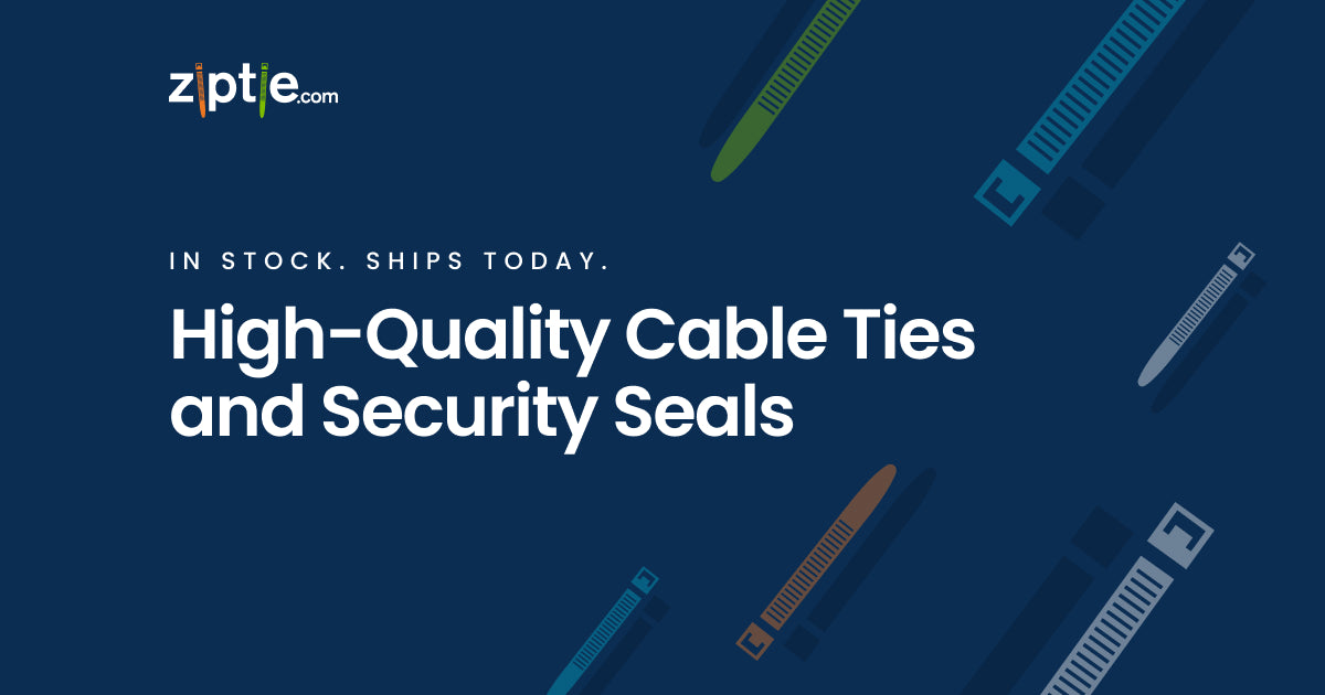 Quality Zip Ties, Cable Ties, Tie Wraps, Bulk Discounts & More! – ZipTie.com