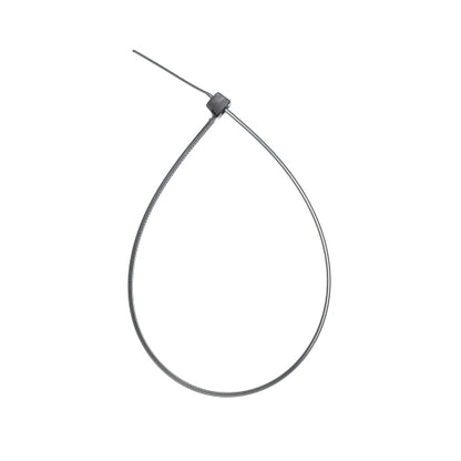 11-inch Nylon 12 UV Resistant Black Solar Rated Zip Tie, 50-lb Tensile Strength, 100-Pack