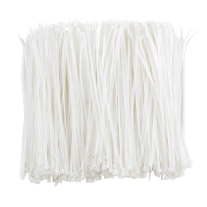 8-inch Natural Multi-Purpose Zip Tie, 18-lb Tensile Strength, UL 21 Listed, 500-Pack