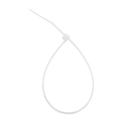 8-inch Natural Multi-Purpose Zip Tie, 18-lb Tensile Strength, UL 21 Listed, 500-Pack