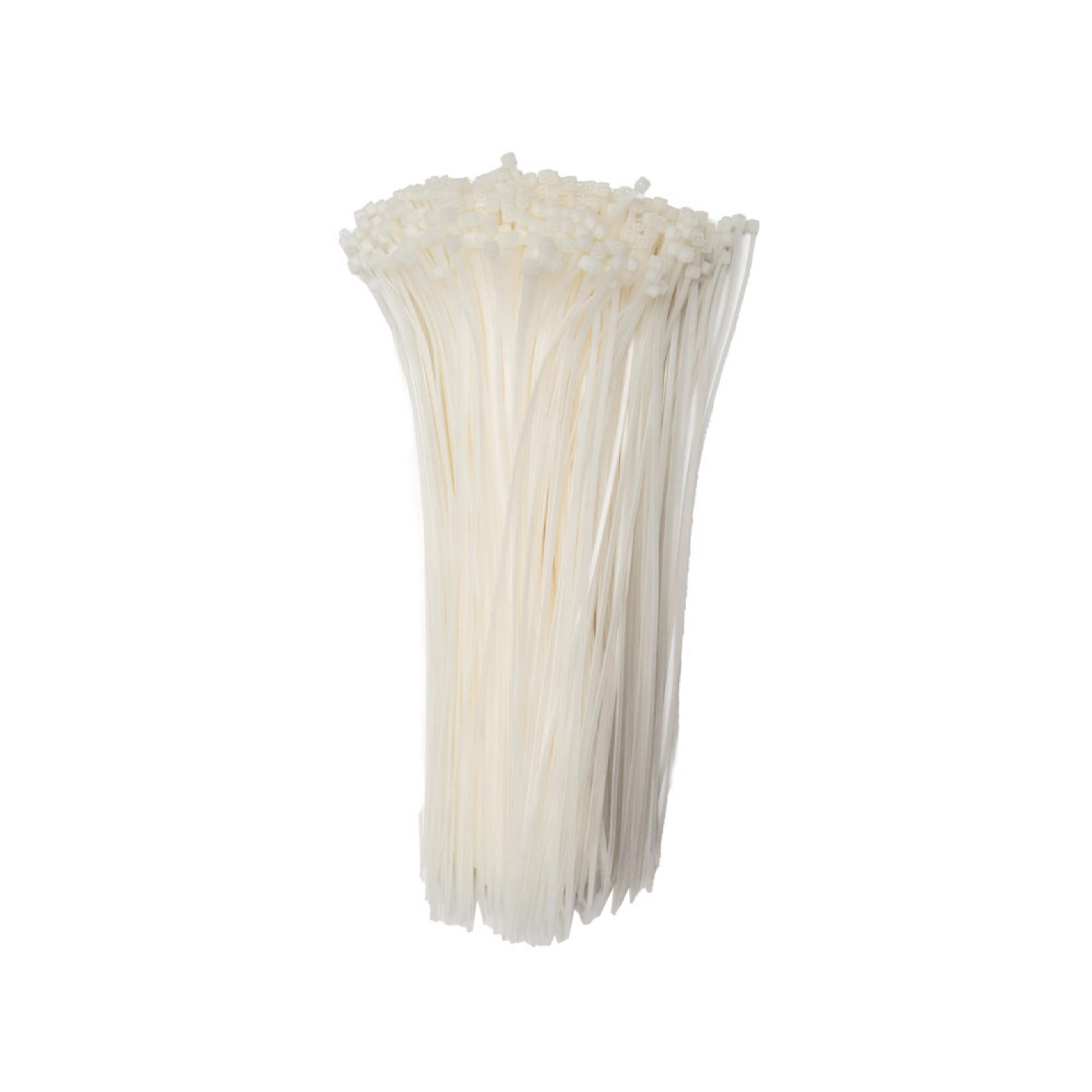 11-inch Natural Multi-Purpose Zip Tie, 18-lb Tensile Strength, UL 21 Listed, 500-Pack