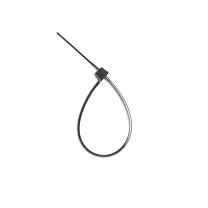 4-inch UV Resistant Black Multi-Purpose Zip Tie, 18-lb Tensile Strength, UL 21 Listed, 1,000-Pack