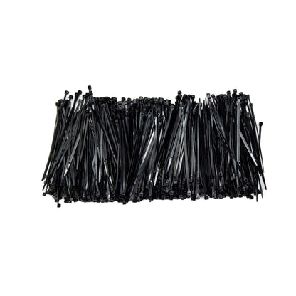 6-inch UV Resistant Black Multi-Purpose Zip Tie, 45-lb Tensile Strength, UL 21 Listed, 1,000-Pack