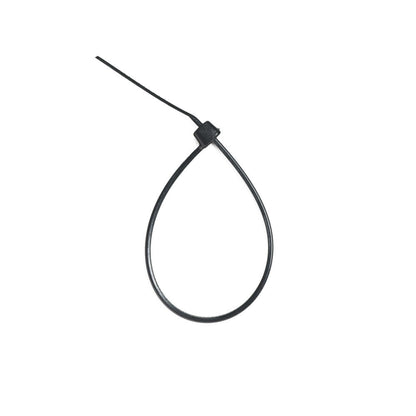 6-inch UV Resistant Black Multi-Purpose Zip Tie, 45-lb Tensile Strength, UL 21 Listed, 1,000-Pack
