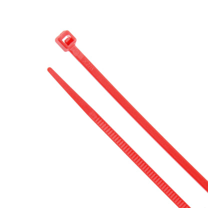 5-inch Red Multi-Purpose Zip Tie, 18-lb Tensile Strength, UL 21 Listed, 100-Pack