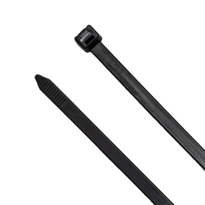 18-inch UV Resistant Black Multi-Purpose Zip Tie, 120-lb Tensile Strength, UL 21S Listed, 100-Pack