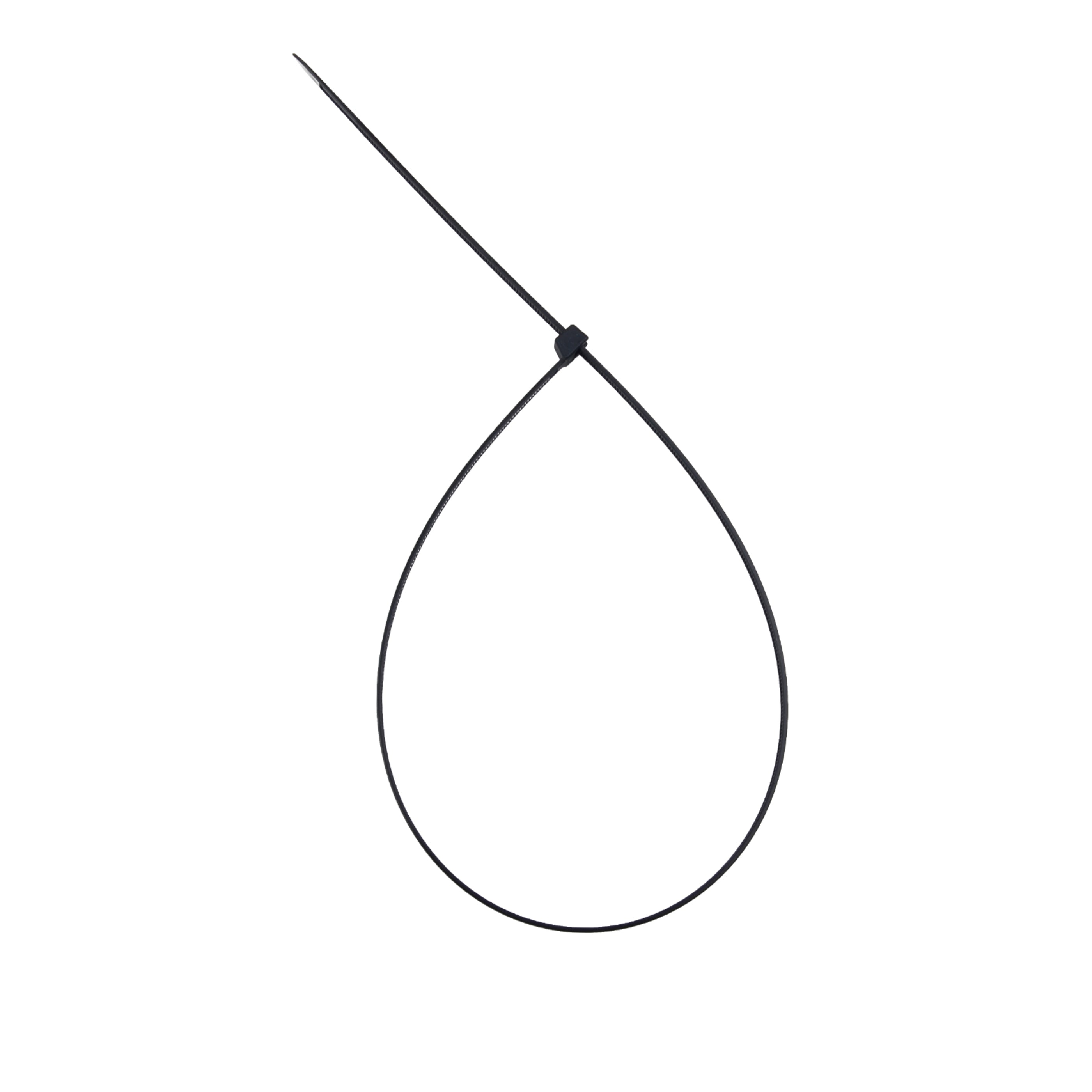 24-inch UV Resistant Black Multi-Purpose Zip Tie, 120-lb Tensile