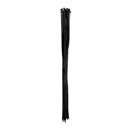 60-inch UV Resistant Black Multi-Purpose Zip Tie, 175-lb Tensile Strength, UL 21S Listed, 25-Pack