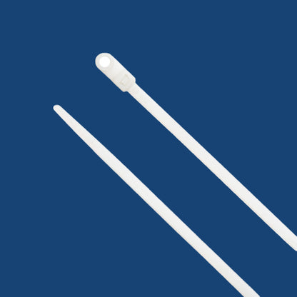 6.3-inch Natural Screw Mount Zip Tie, 50-lb Tensile Strength, UL 21 Listed, 100-Pack