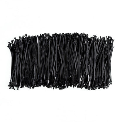 8-inch UV Resistant Black Sharp Tip Zip Tie, 75-lb Tensile Strength, UL 21S Listed, 1,000-Pack