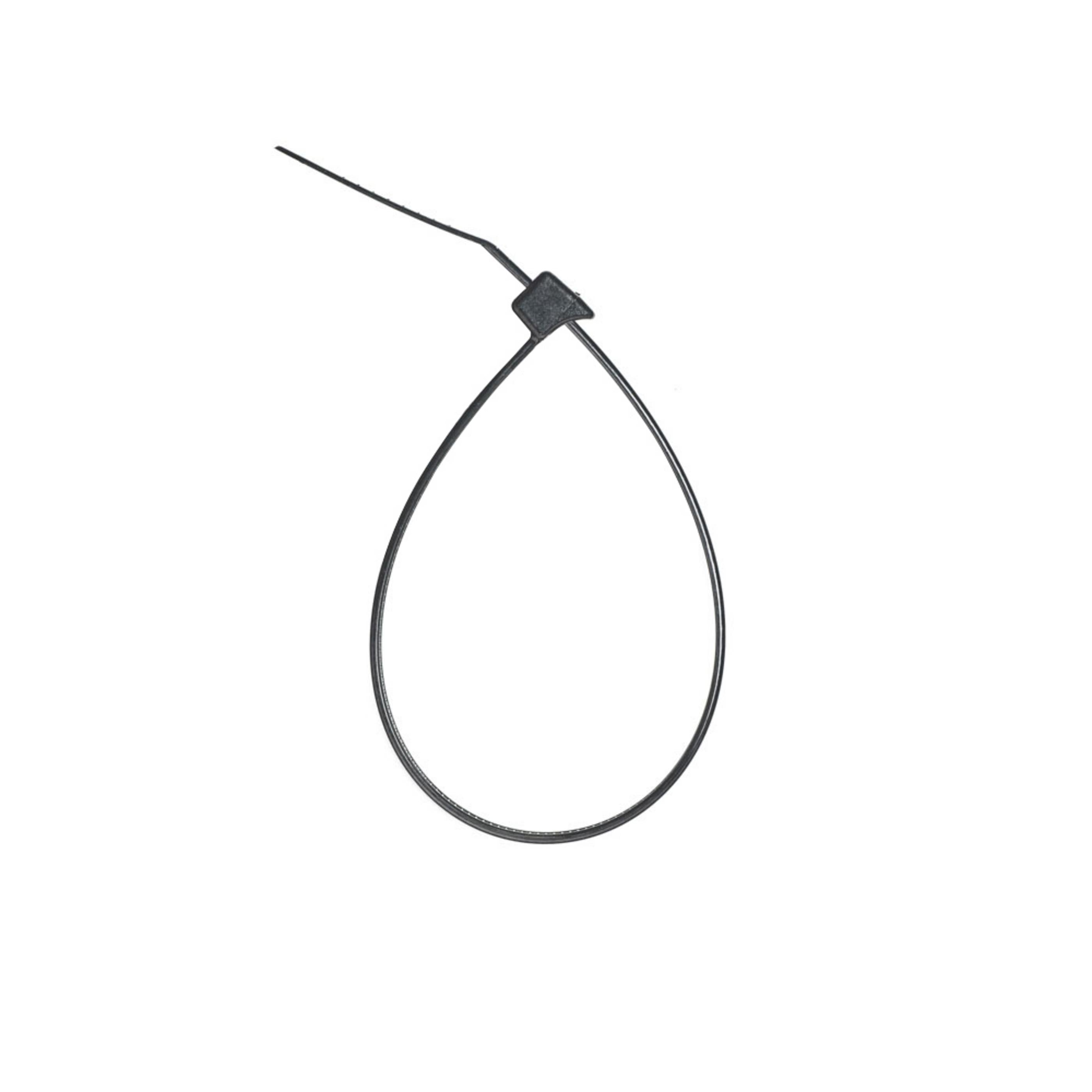 8-inch UV Resistant Black Fuel Hose Zip Tie, 50-lb Tensile Strength, 100-Pack
