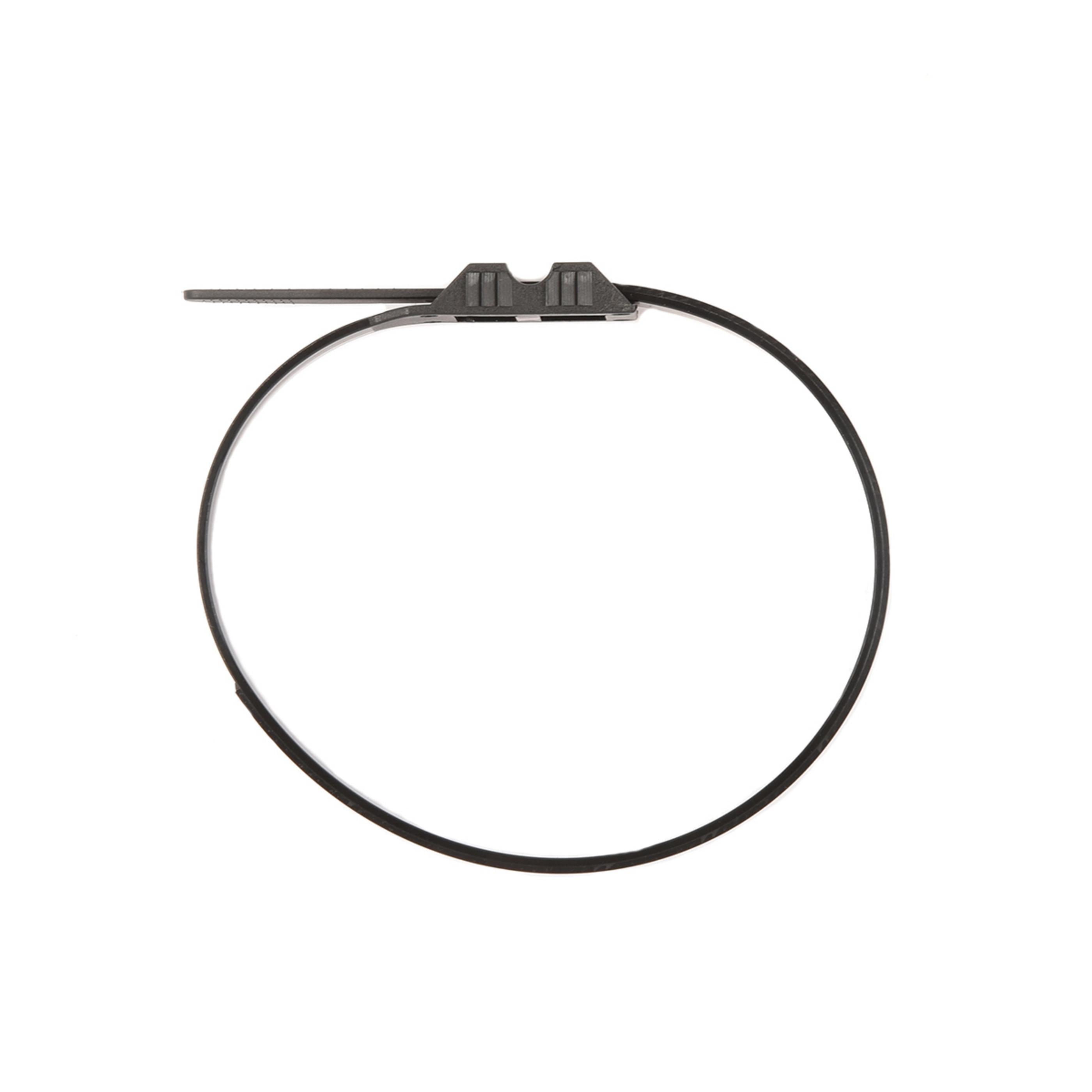 11-inch UV Resistant Black Low Profile Zip Tie, 120-lb Tensile Strength, 100-Pack