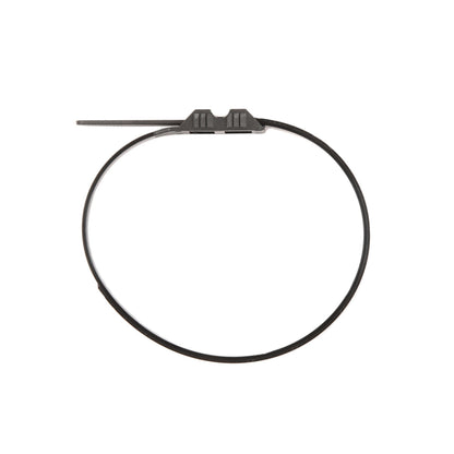 11-inch UV Resistant Black Low Profile Zip Tie, 120-lb Tensile Strength, 100-Pack