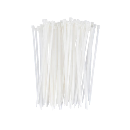 8-inch Natural Multi-Purpose Zip Tie, 50-lb Tensile Strength, UL 21S Listed, 100-Pack