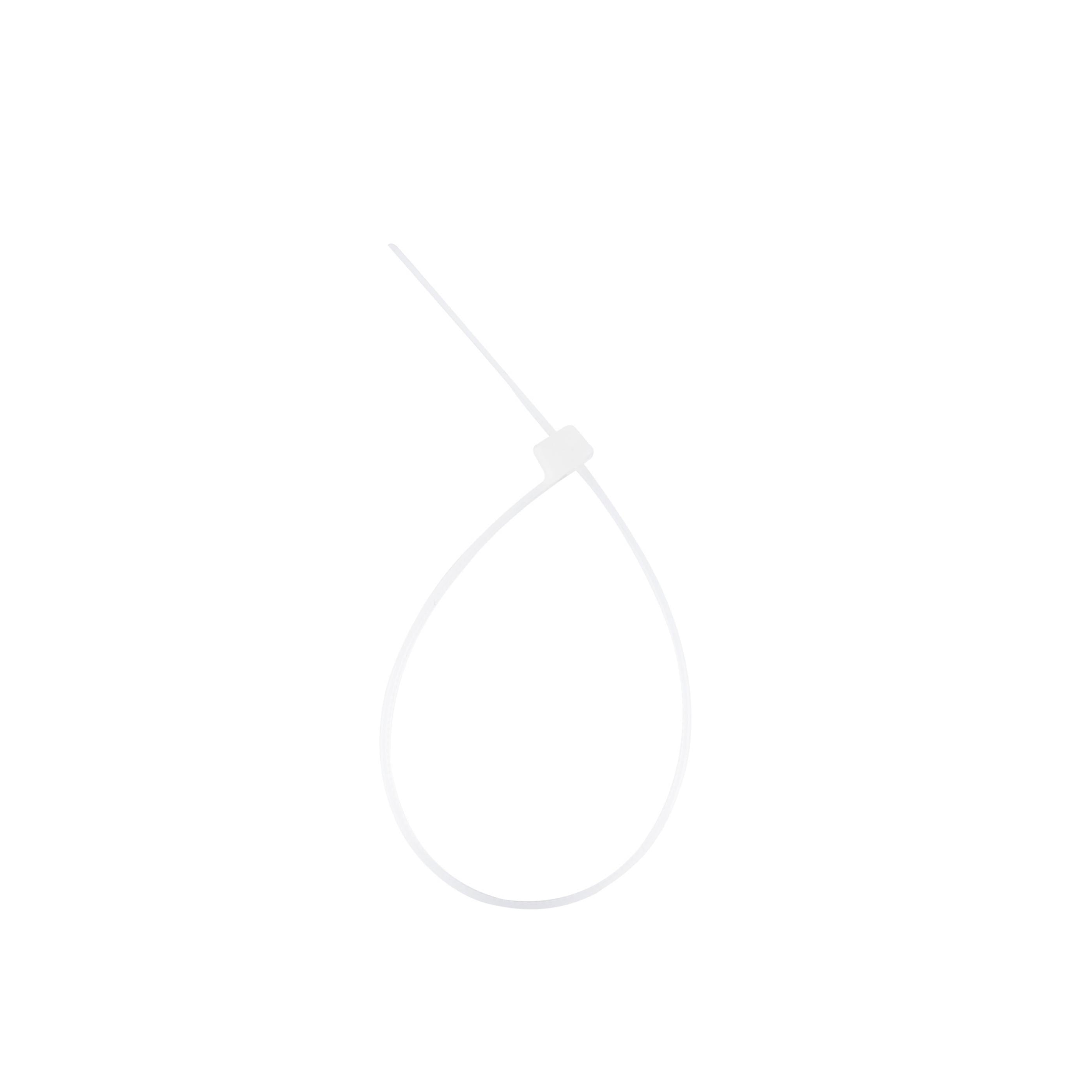 8-inch Natural Multi-Purpose Zip Tie, 50-lb Tensile Strength, UL 21S Listed, 1,000-Pack