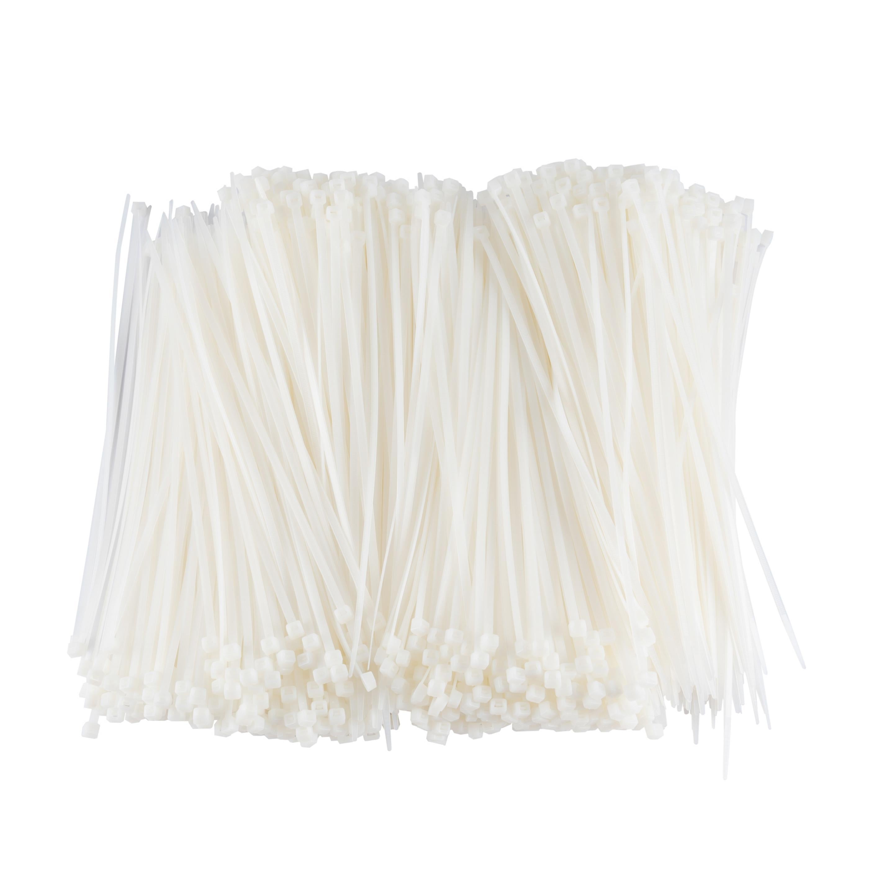 11-inch Natural Multi-Purpose Zip Tie, 50-lb Tensile Strength, UL 21S Listed, 1,000-Pack