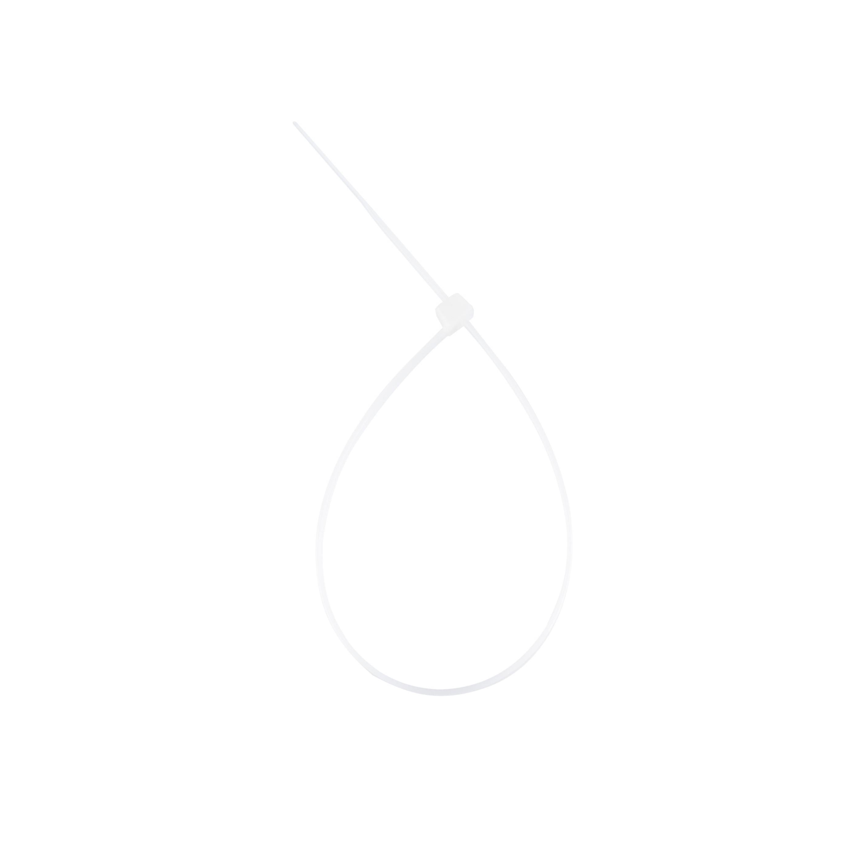 11-inch Natural Multi-Purpose Zip Tie, 50-lb Tensile Strength, UL 21S Listed, 1,000-Pack