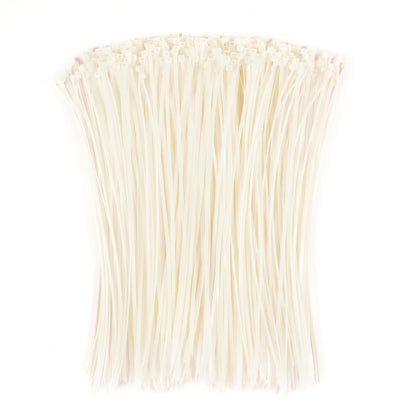 14-inch Natural Multi-Purpose Zip Tie, 50-lb Tensile Strength, UL 21S Listed, 100-Pack