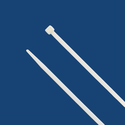 14-inch Natural Multi-Purpose Zip Tie, 50-lb Tensile Strength, UL 21S Listed, 100-Pack