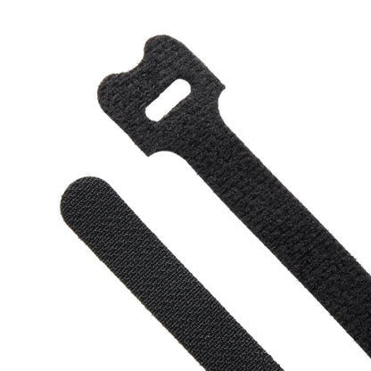 5-inch Black Hook and Loop, 6-lb Tensile Strength, 10-Pack