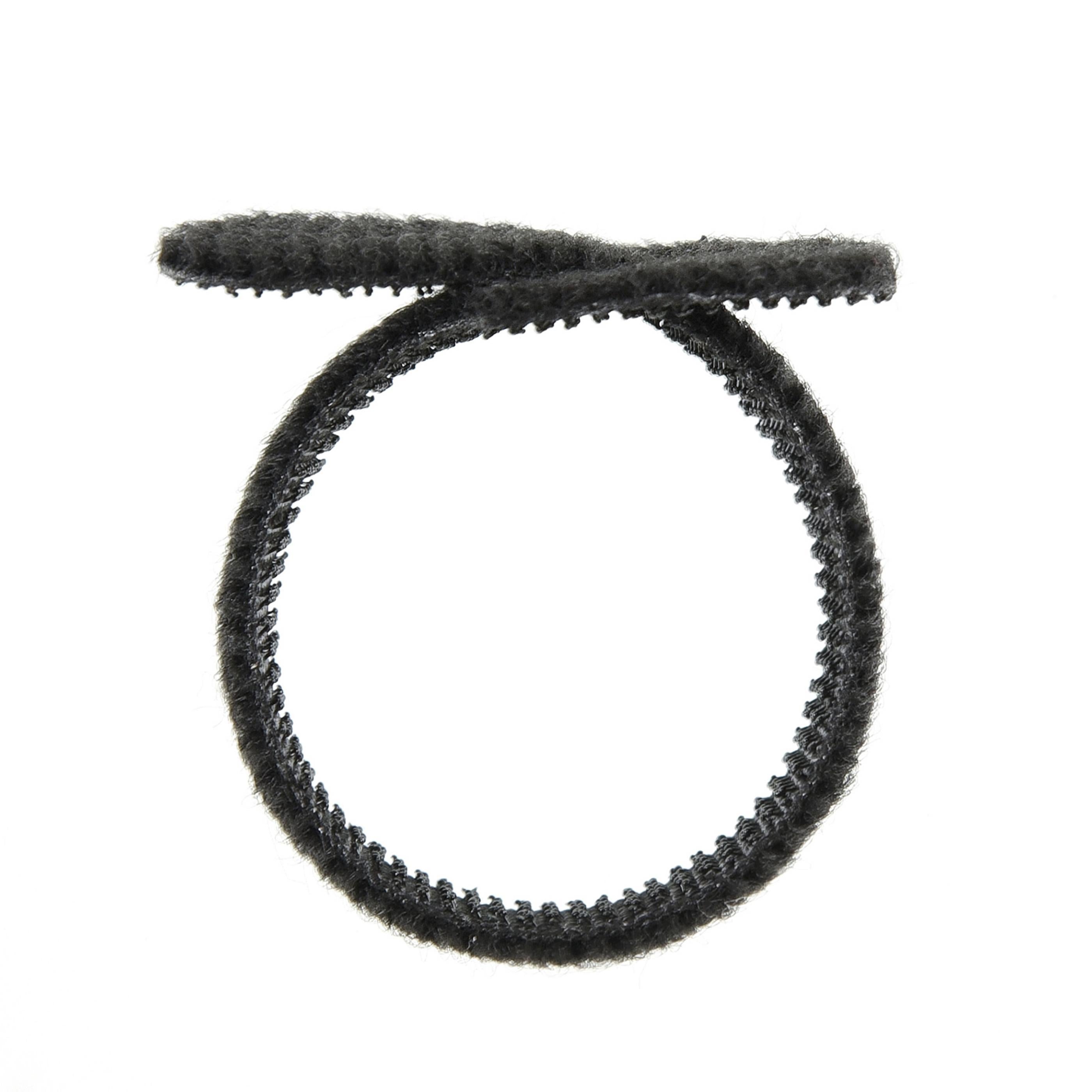 5-inch Black Hook and Loop, 6-lb Tensile Strength, 10-Pack