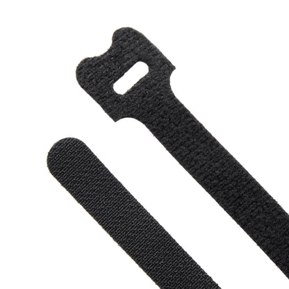 5-inch Black Hook and Loop, 6-lb Tensile Strength, 100-Pack