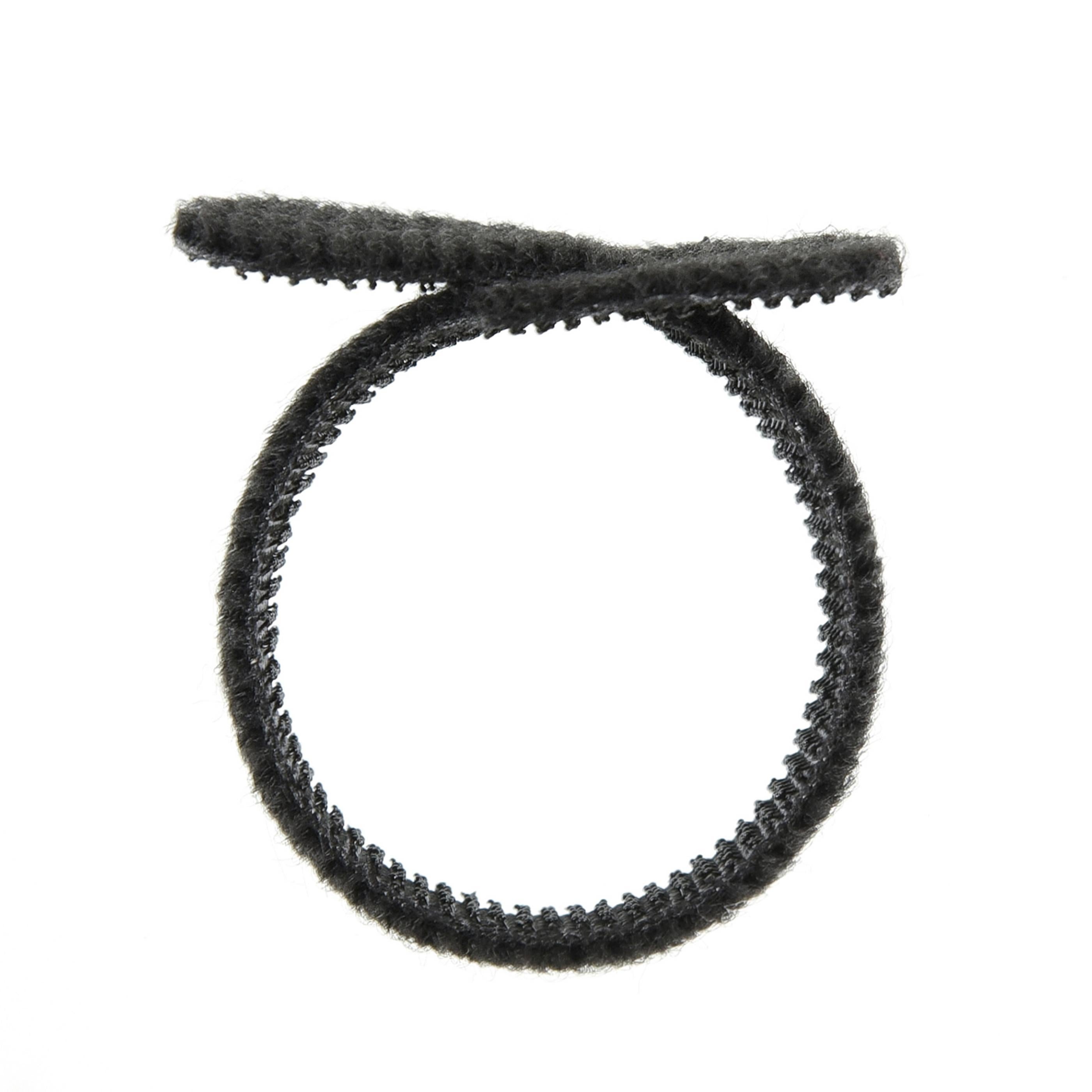 5-inch Black Hook and Loop, 6-lb Tensile Strength, 100-Pack
