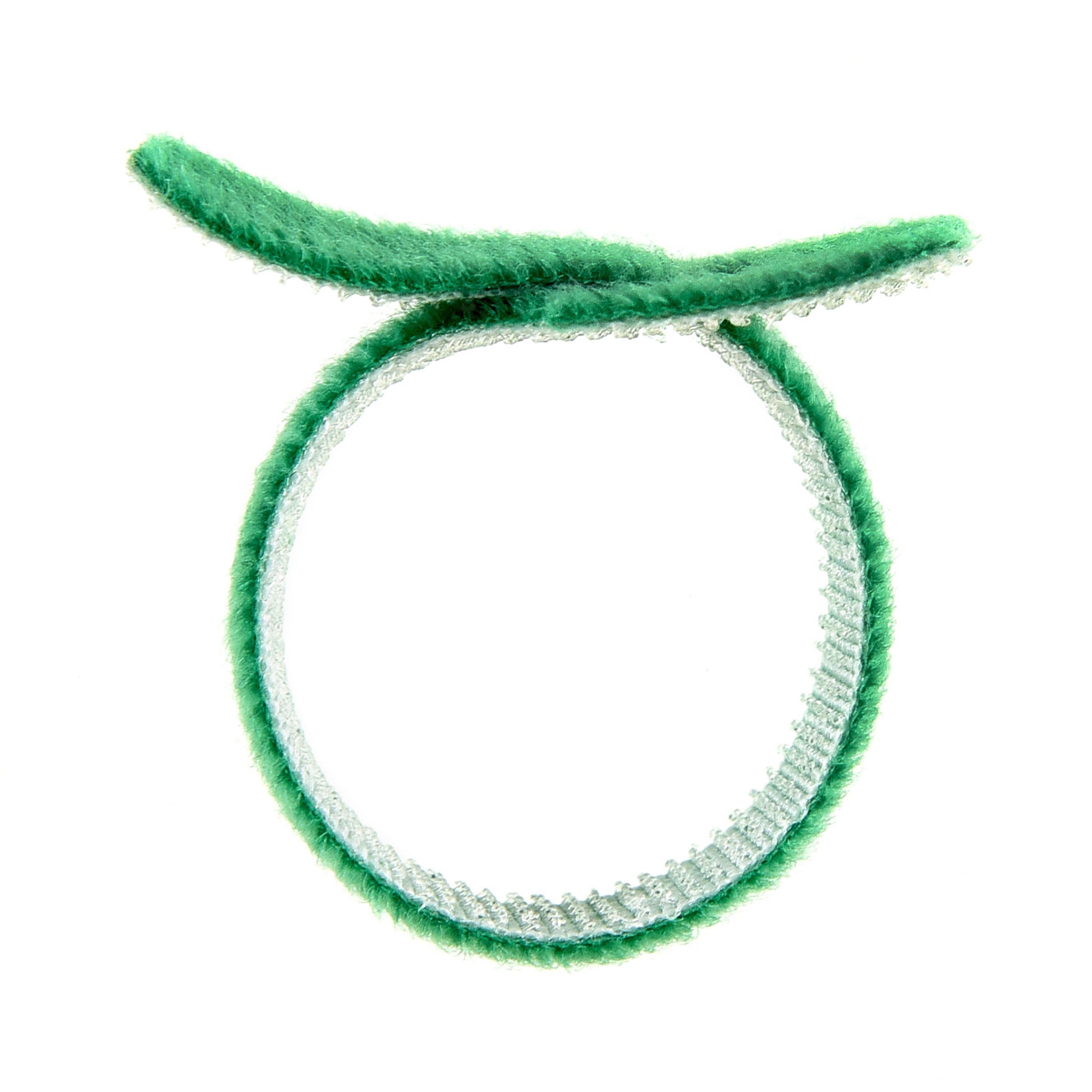 5-inch Green Hook and Loop, 6-lb Tensile Strength, 10-Pack