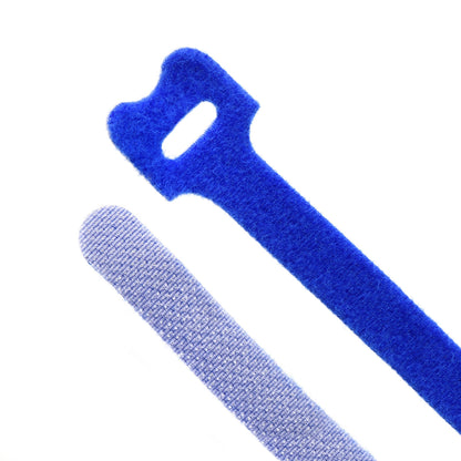 8-inch Blue Hook and Loop, 6-lb Tensile Strength, 10-Pack