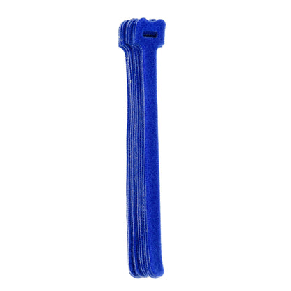8-inch Blue Hook and Loop, 6-lb Tensile Strength, 10-Pack