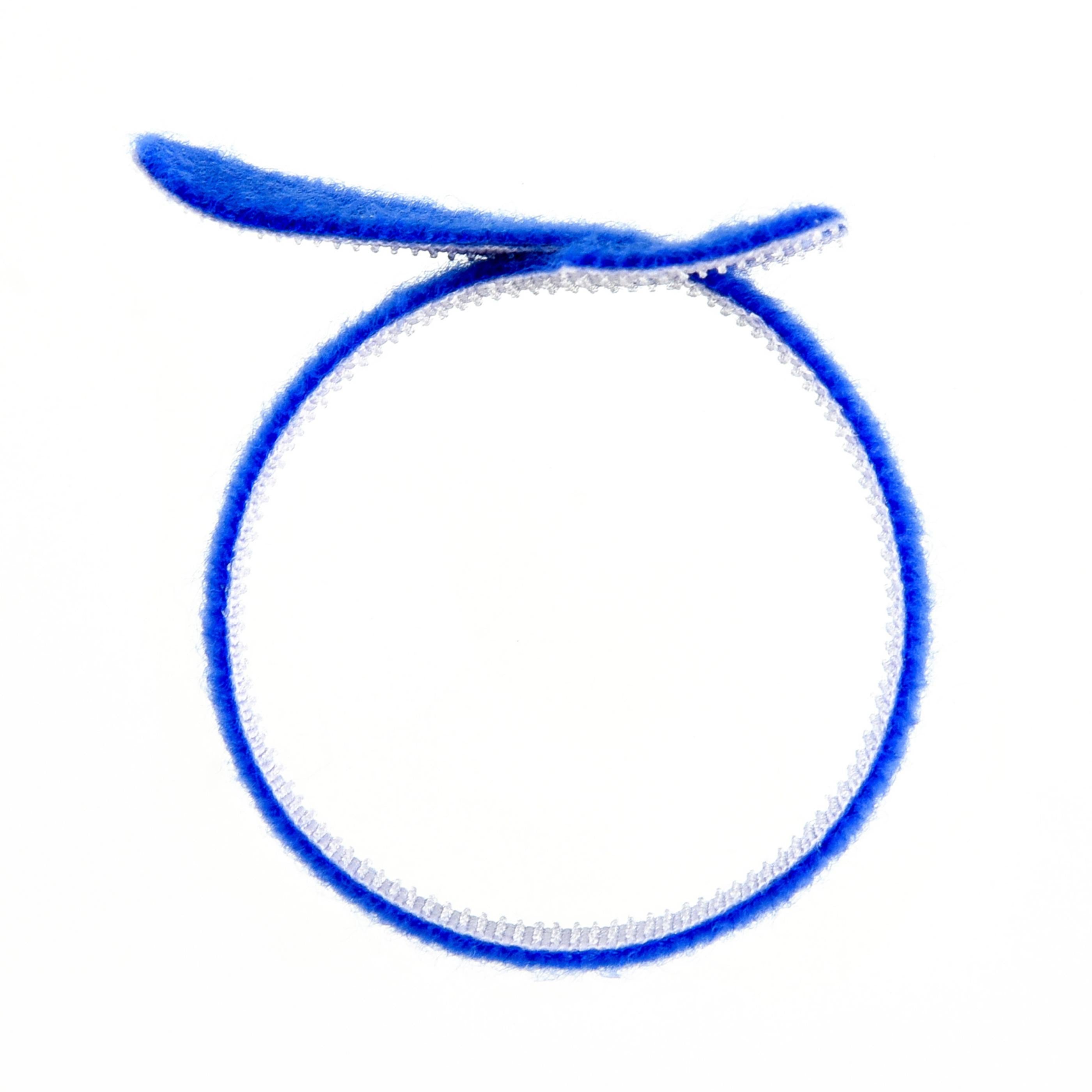 8-inch Blue Hook and Loop, 6-lb Tensile Strength, 10-Pack