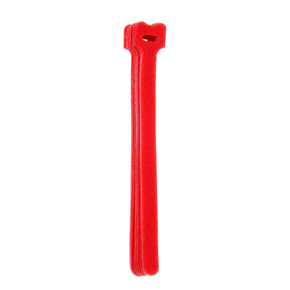 8-inch Red Hook and Loop, 6-lb Tensile Strength, 10-Pack