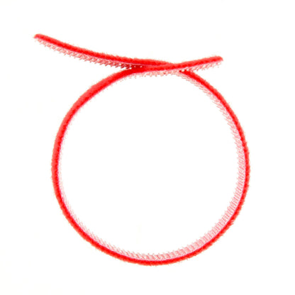 8-inch Red Hook and Loop, 6-lb Tensile Strength, 10-Pack