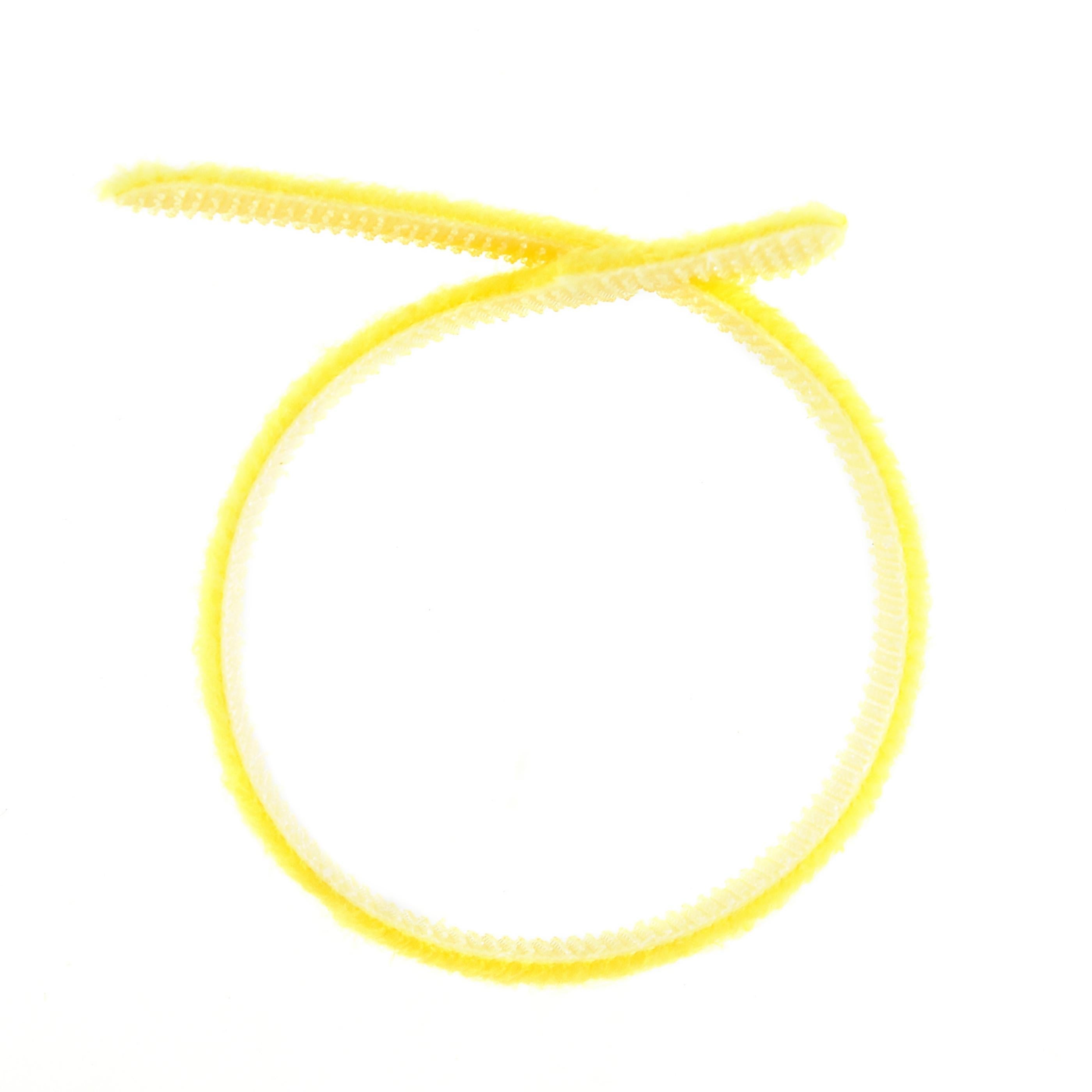 8-inch Yellow Hook and Loop, 6-lb Tensile Strength, 10-Pack