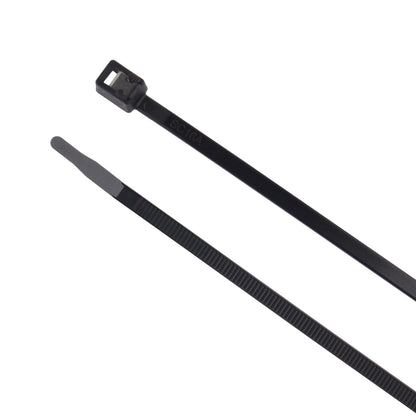 8-inch UV Resistant Black Twist & Cut Zip Tie, 50-lb Tensile Strength, UL 21S Listed, 100-Pack