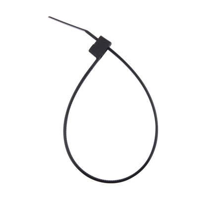 8-inch UV Resistant Black Twist & Cut Zip Tie, 50-lb Tensile Strength, UL 21S Listed, 100-Pack