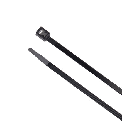 11-inch UV Resistant Black Twist & Cut Zip Tie, 50-lb Tensile Strength, UL 21S Listed, 100-Pack
