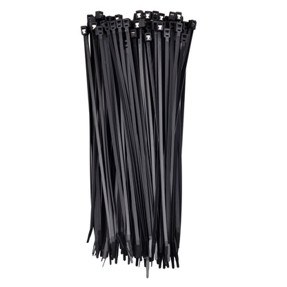 11-inch UV Resistant Black Twist & Cut Zip Tie, 50-lb Tensile Strength, UL 21S Listed, 100-Pack