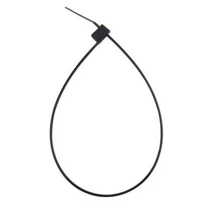 11-inch UV Resistant Black Twist & Cut Zip Tie, 50-lb Tensile Strength, UL 21S Listed, 100-Pack