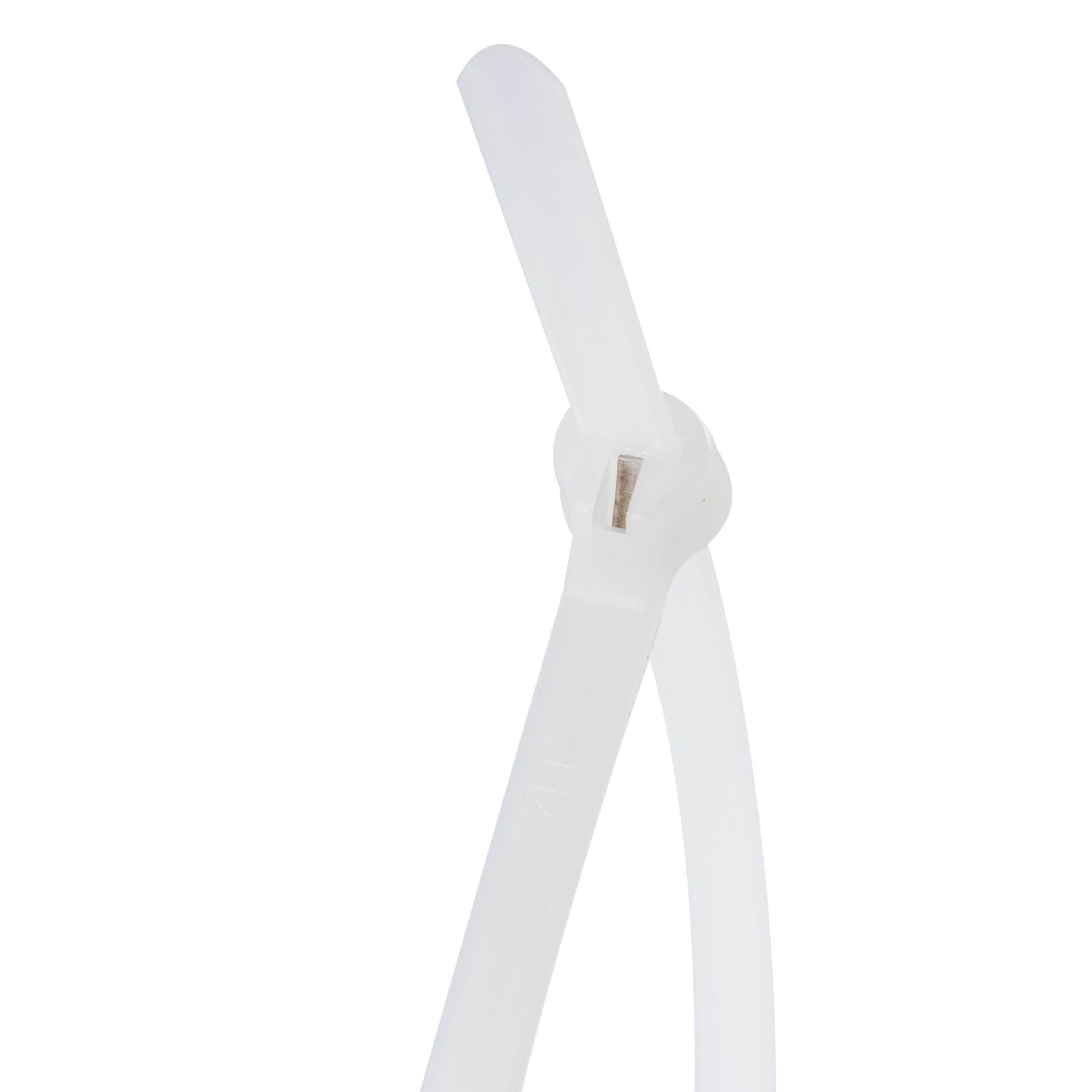 11.8-inch Natural Steel Tooth Zip Tie, 50-lb Tensile Strength, UL 21S Listed, 100-Pack