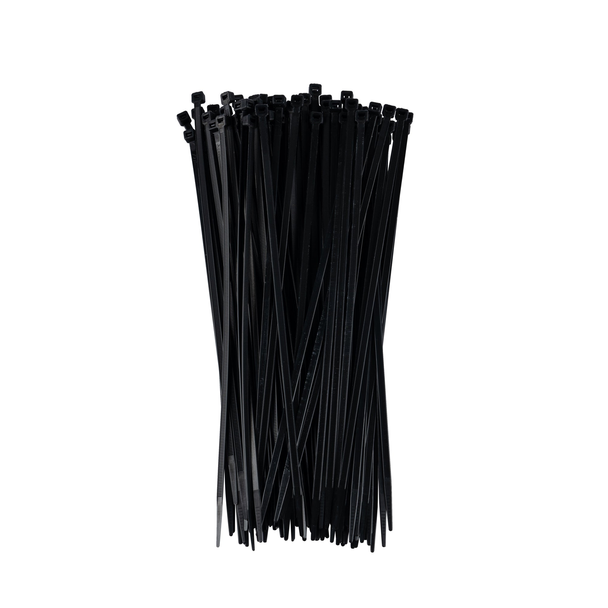 14-inch UV Resistant Black Multi-Purpose Zip Tie, 50-lb Tensile Strength, UL 21S Listed, 100-Pack
