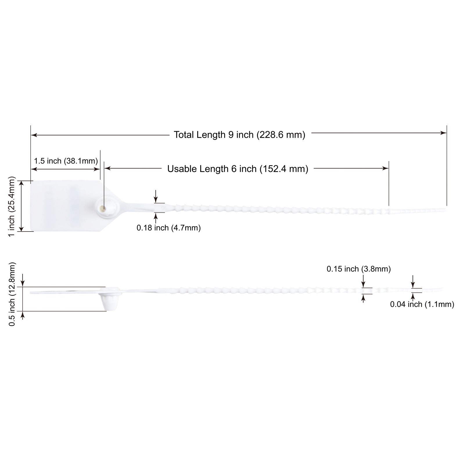 Custom Pull-Tight Security Seal