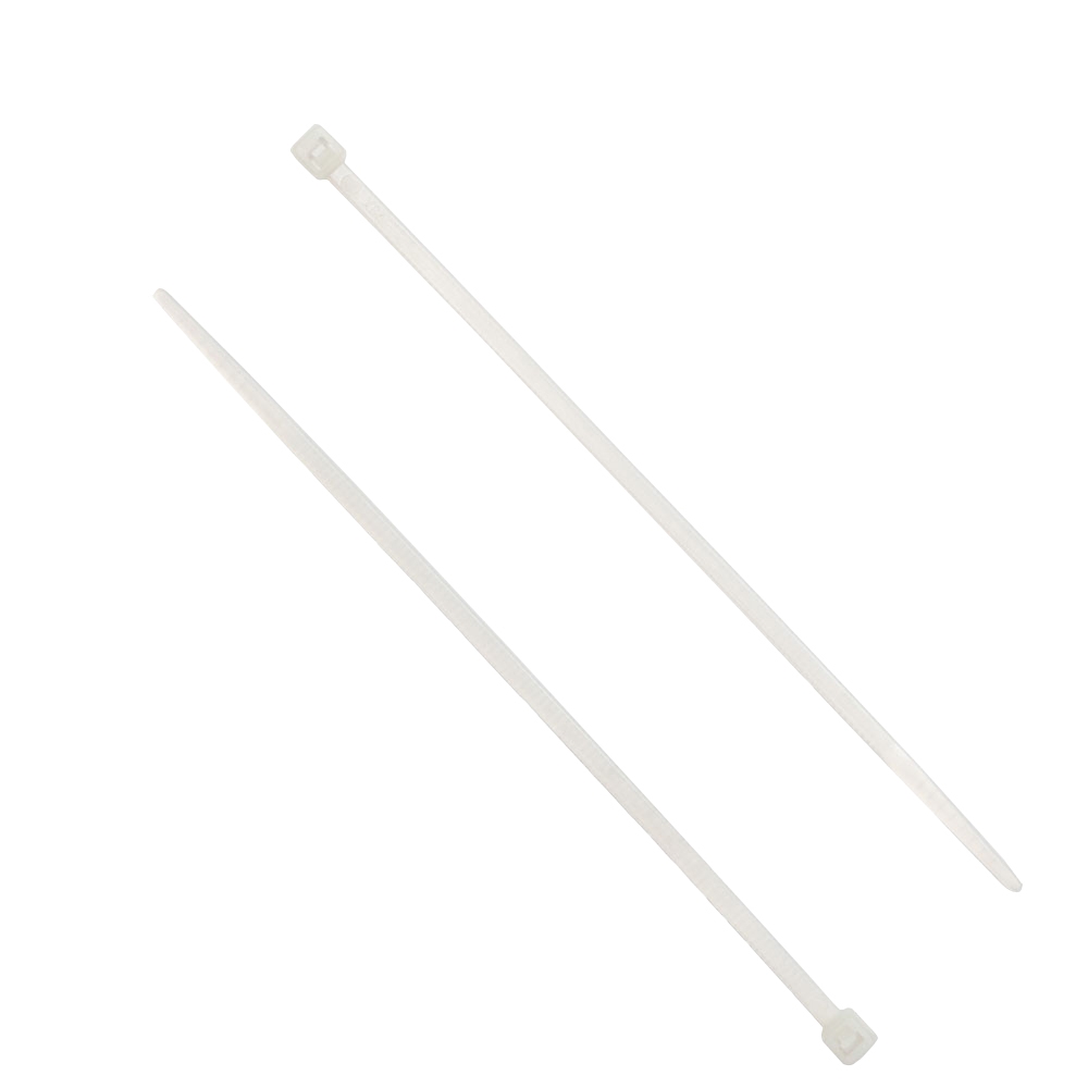 500 4.3" Natural Overhead Marker Wire Cable Tie 18 Lbs 