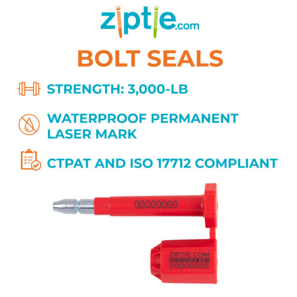 Red High-Security Bolt Seal
